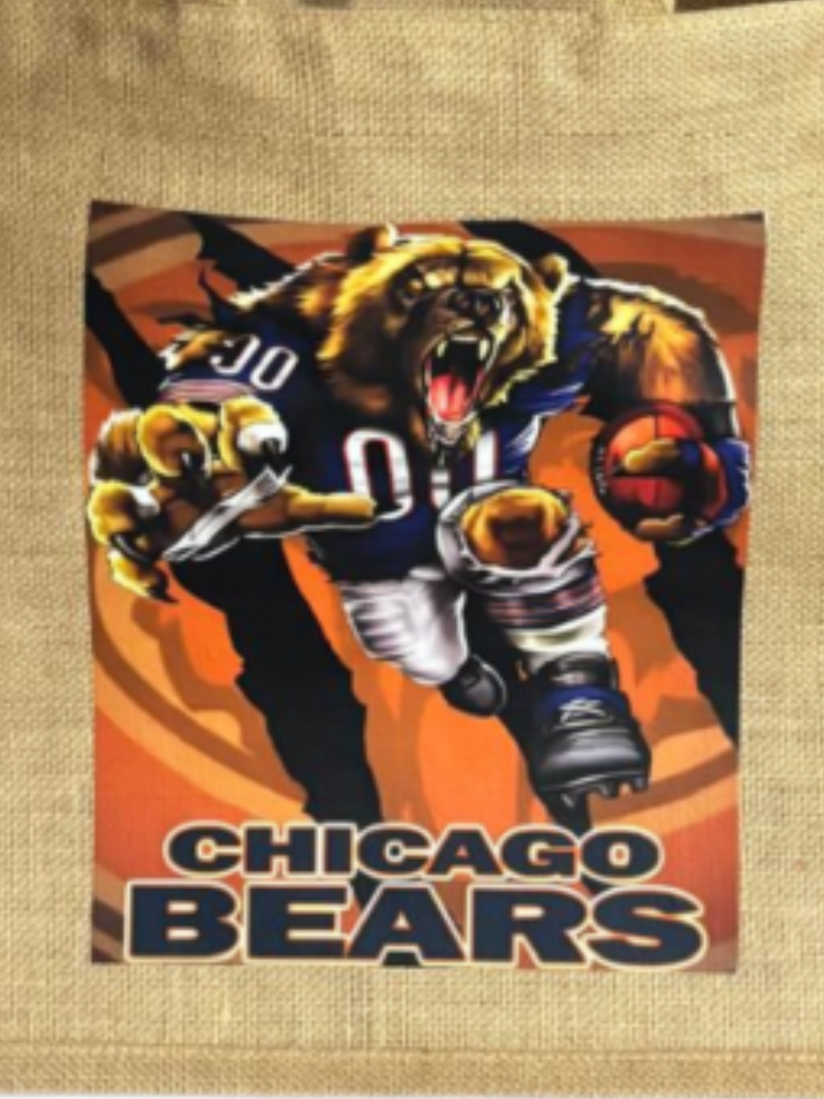 The Custom Bears Pride Jute Bag - Image 2