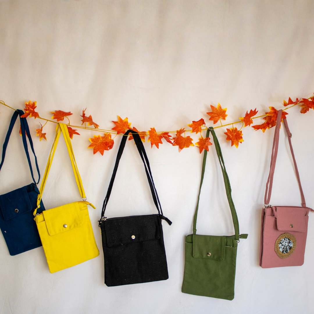 Artisan Accent Canvas Crossbody