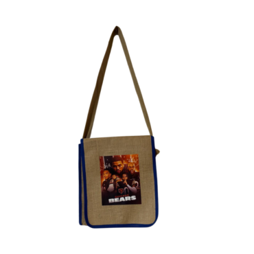Custom Chicago Bears Jute Messenger